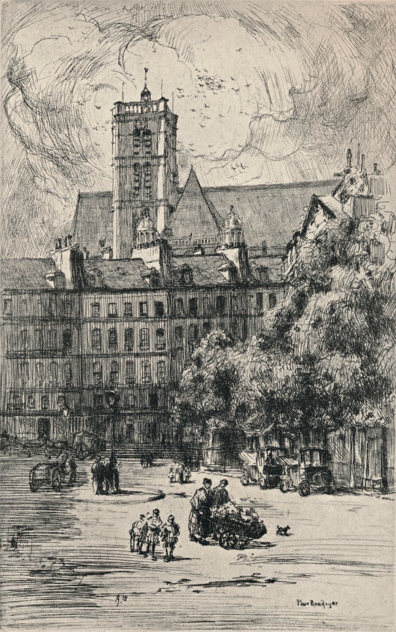 Place Baudoyer, 1915 od Frank Milton Armington