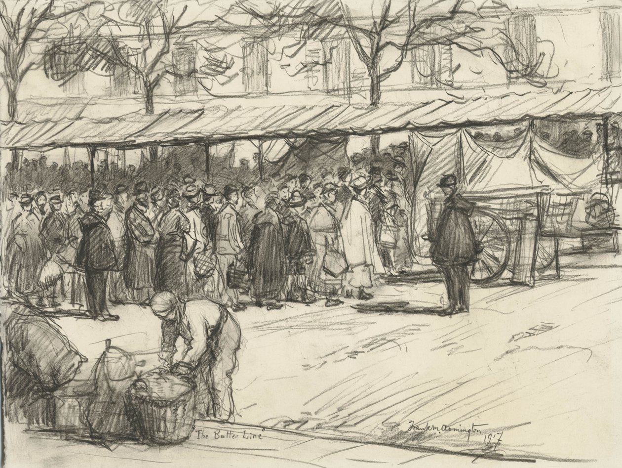 The Butter Line, 1917 od Frank Milton Armington