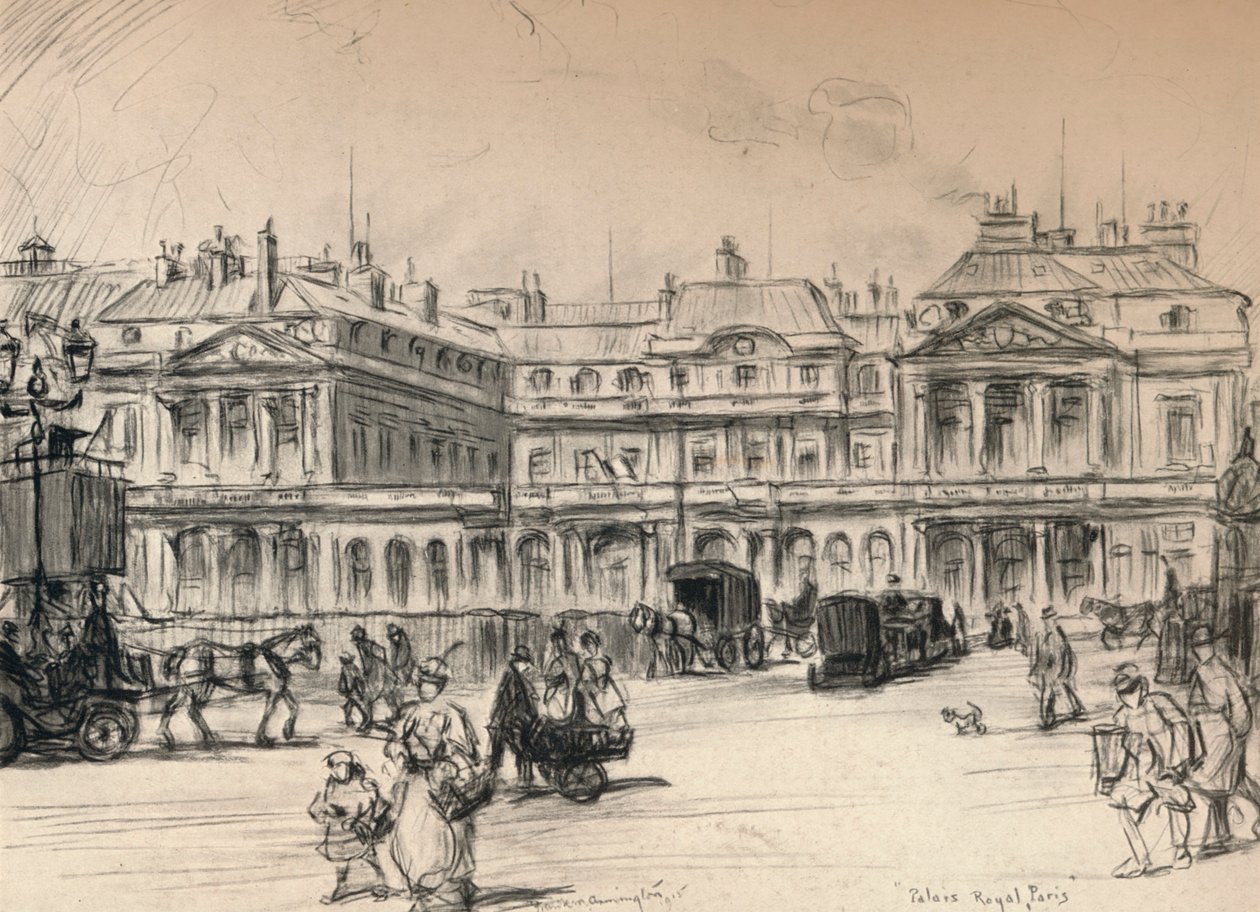 Palais-Royal, 1915 od Frank Milton Armington