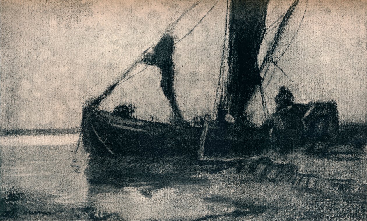 Loading the Barge, c19. století od Frank Mura