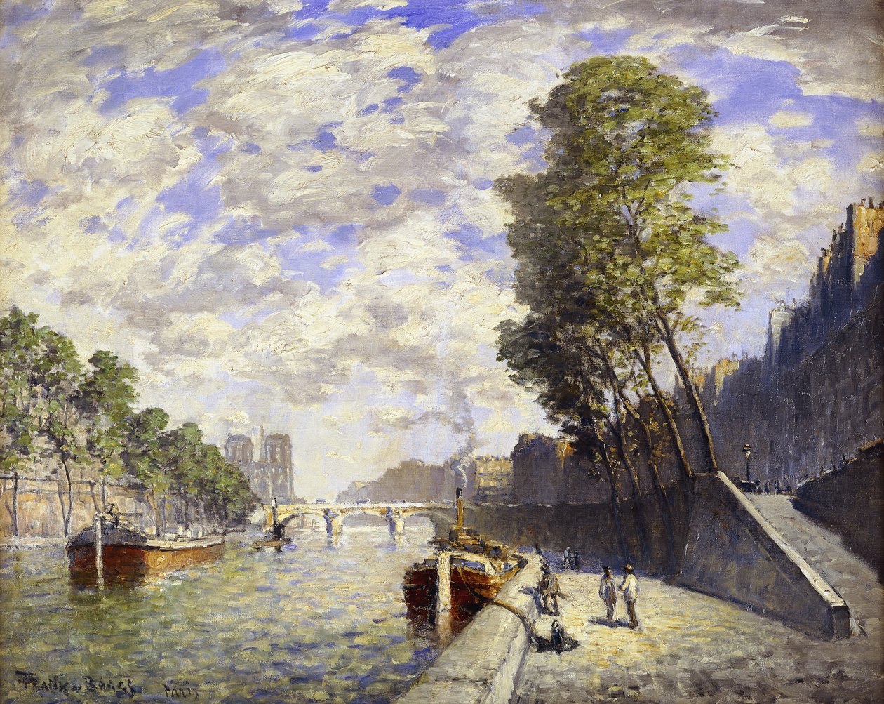 Quai des Grands-Augustine, Paříž, od Frank Myers Boggs