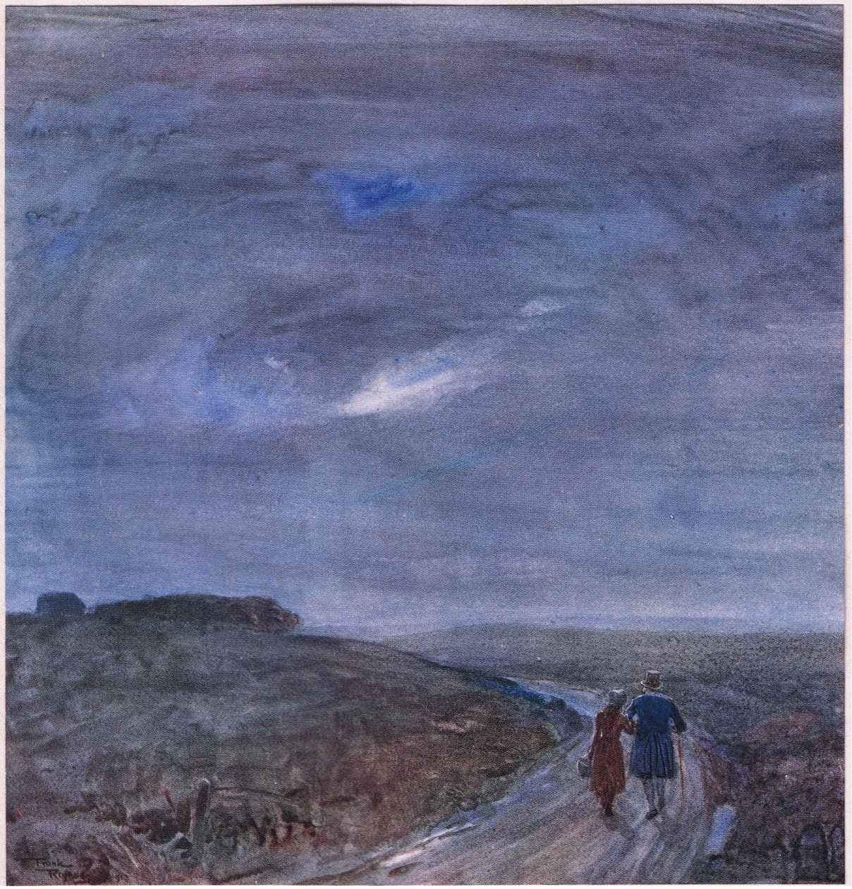 Let, cca 1920 (barevná litografie) od Frank Reynolds