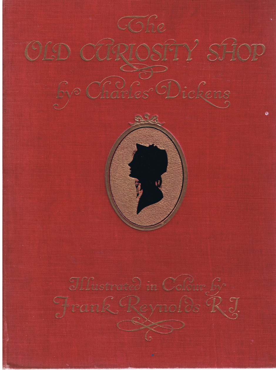 Přední strana obálky: The Old Curiosity Shop, cca 1920 (barevná litografie) od Frank Reynolds