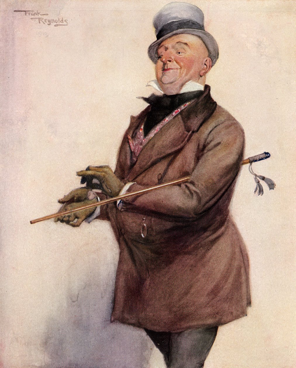Pan Micawber, z knihy "Rok 1912", vydané v Londýně od Frank Reynolds