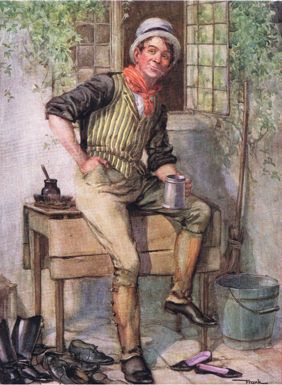 Sam Weller (Pickwick Papers) (barevná litografie) od Frank Reynolds