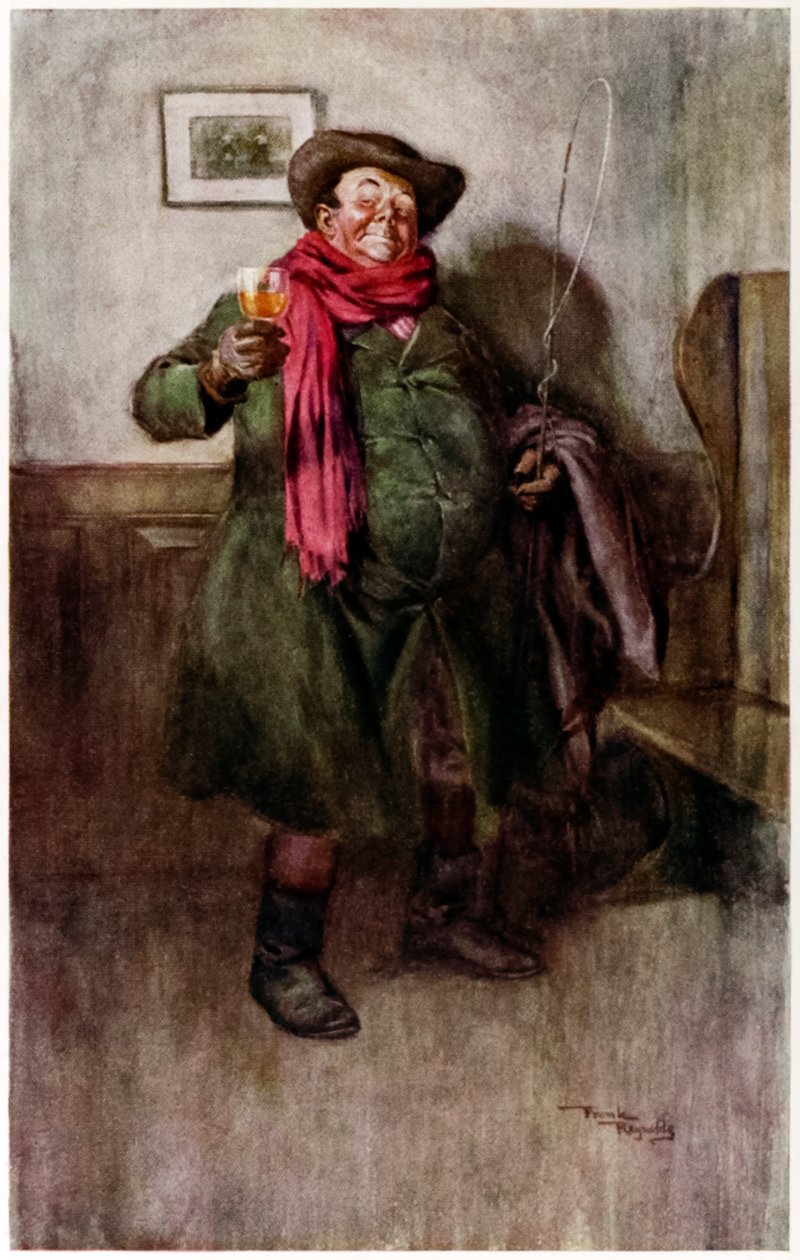 "Tony Weller of the Belle Savage" z knihy "The Posthumous Papers of the Pickwick Club" od Charlese Dickense od Frank Reynolds
