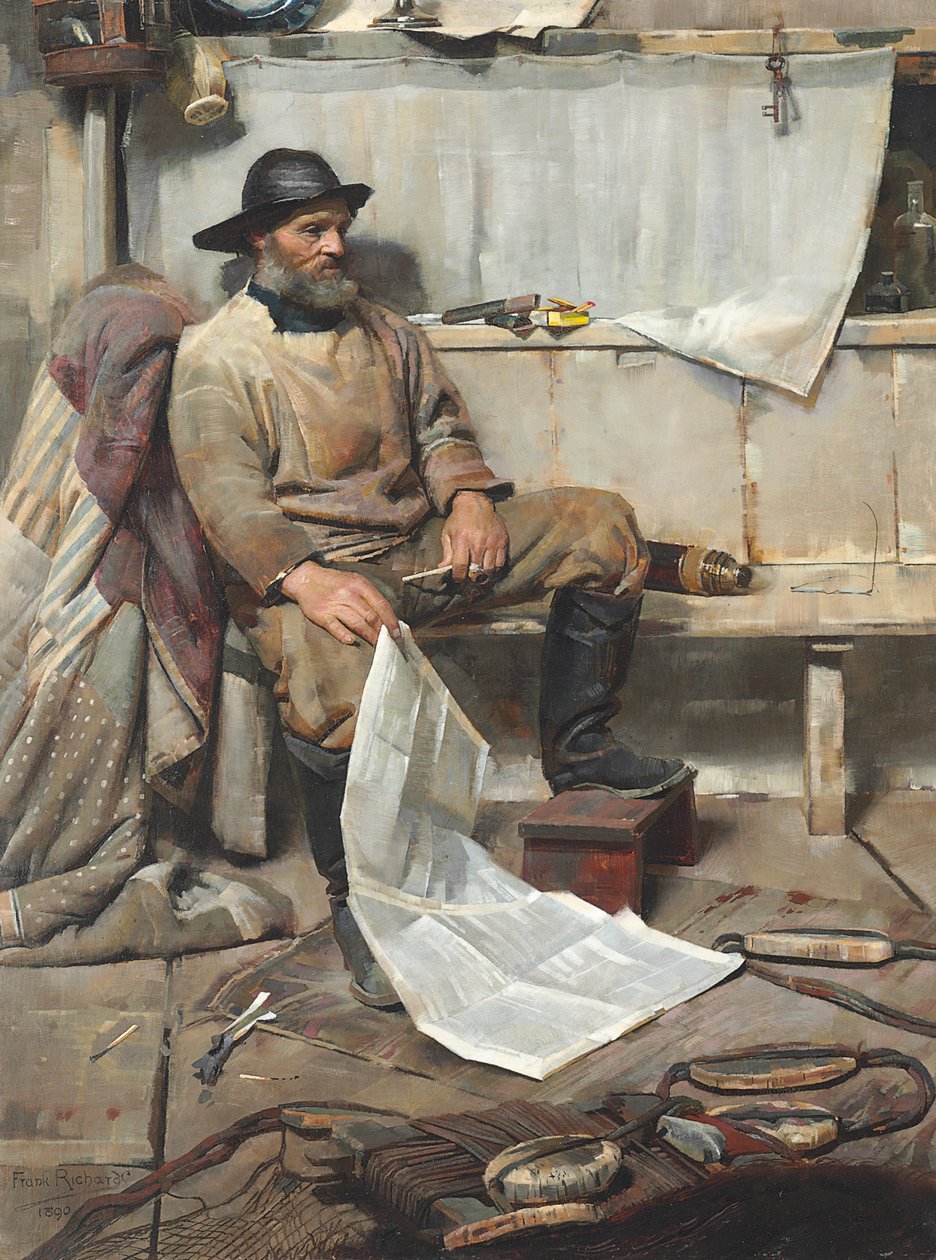 Rybář, 1890 od Frank Richards