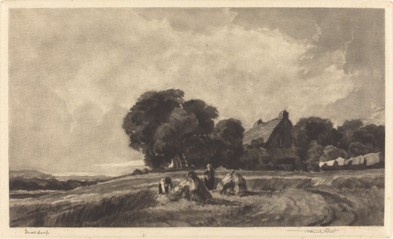 Chata a kombajny, 1907. od Frank Short