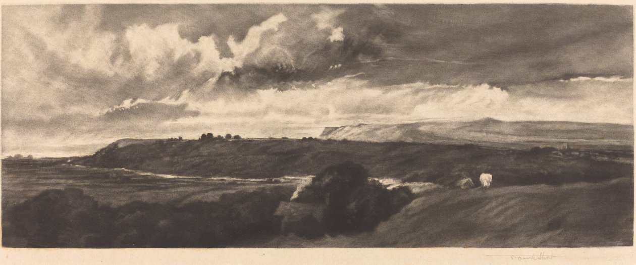 Yorkshire Road od Frank Short, after Peter De Wint