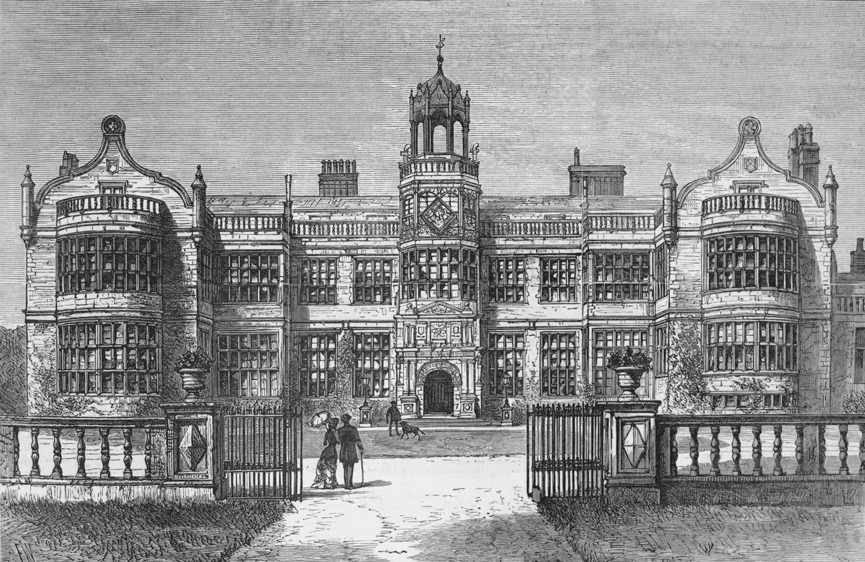 Ingestre Hall, Staffordshire, 1882 od Frank Watkins