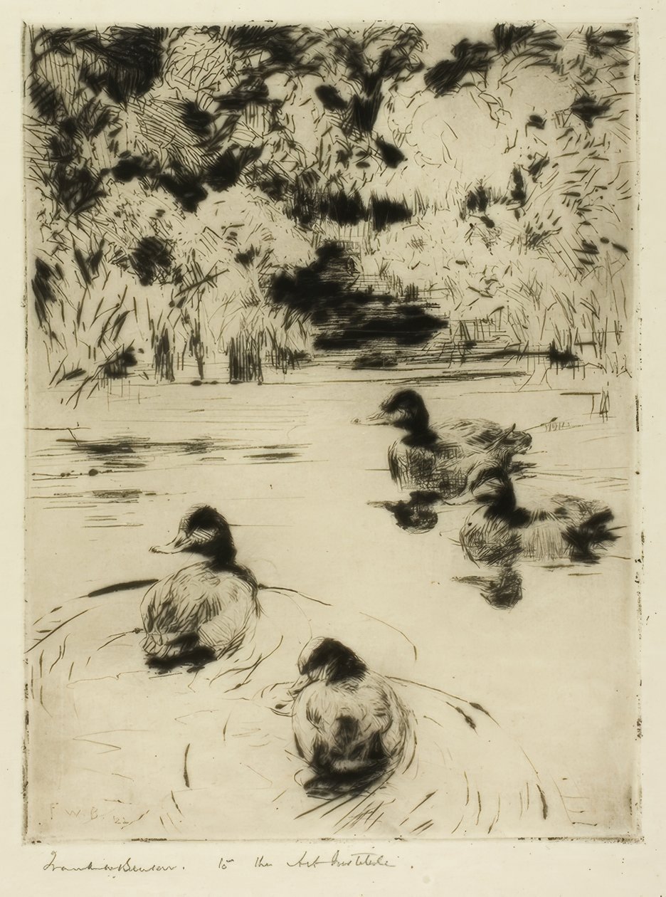 Malí modři od Frank Weston Benson