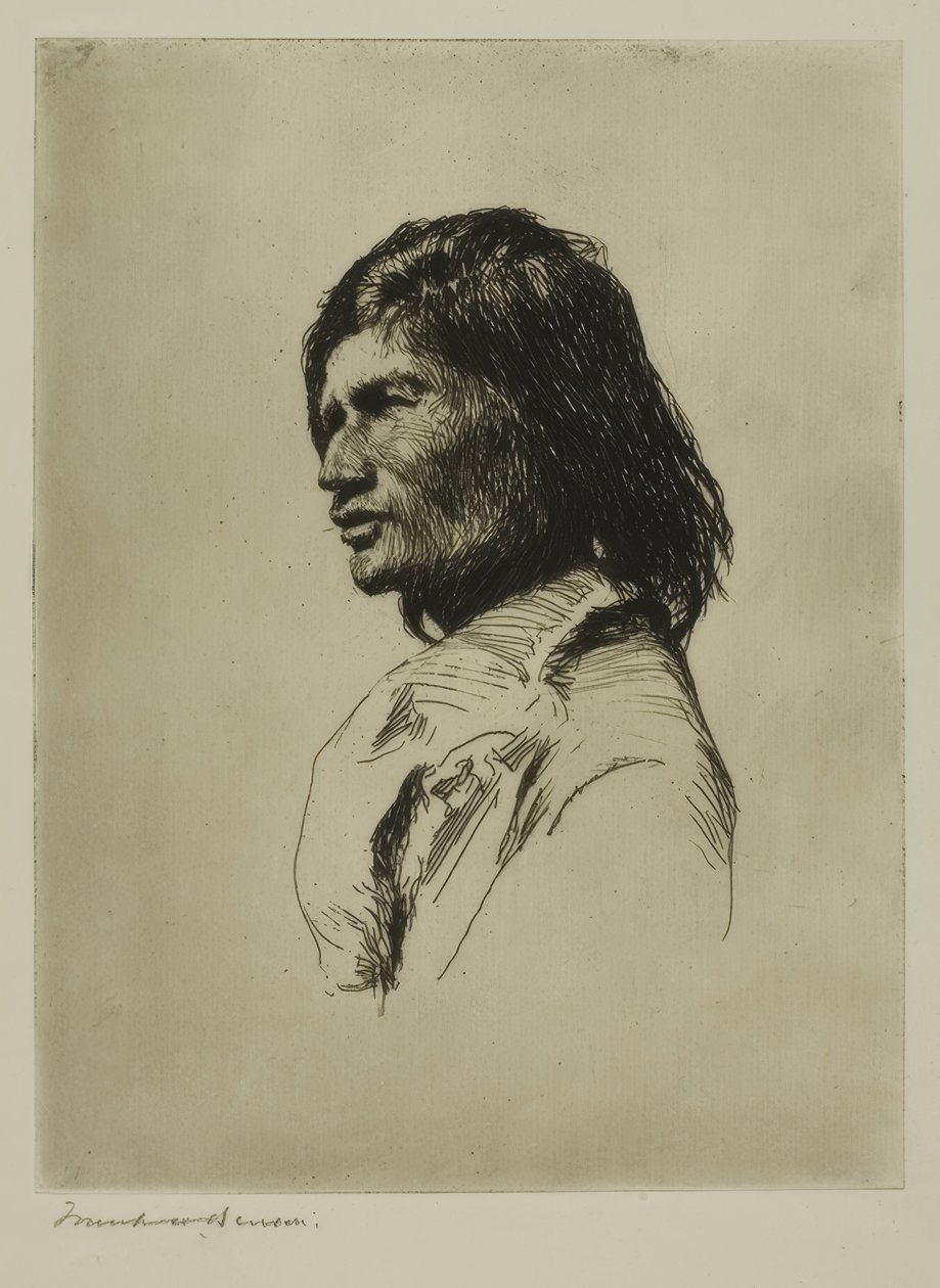 Indiáni z Nascaupée od Frank Weston Benson
