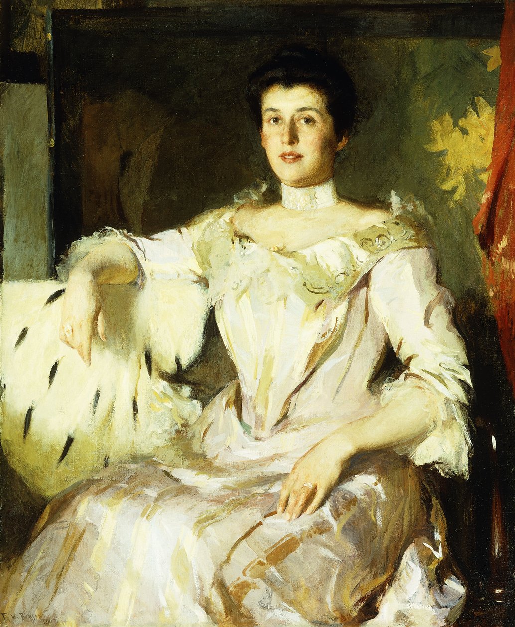 Portrét dámy od Frank Weston Benson