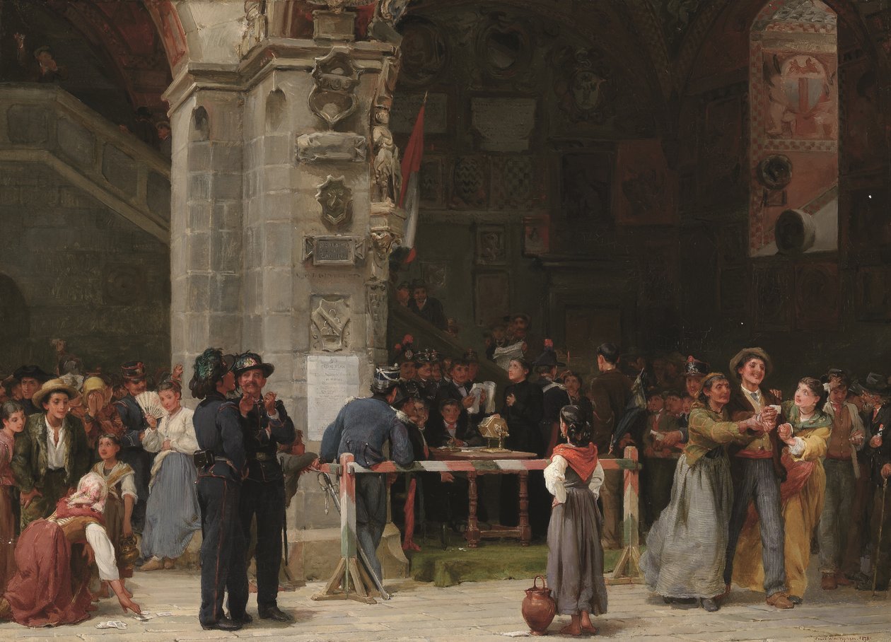 Kresba pro vojenskou službu - moderní Itálie od Frank William Warwick Topham
