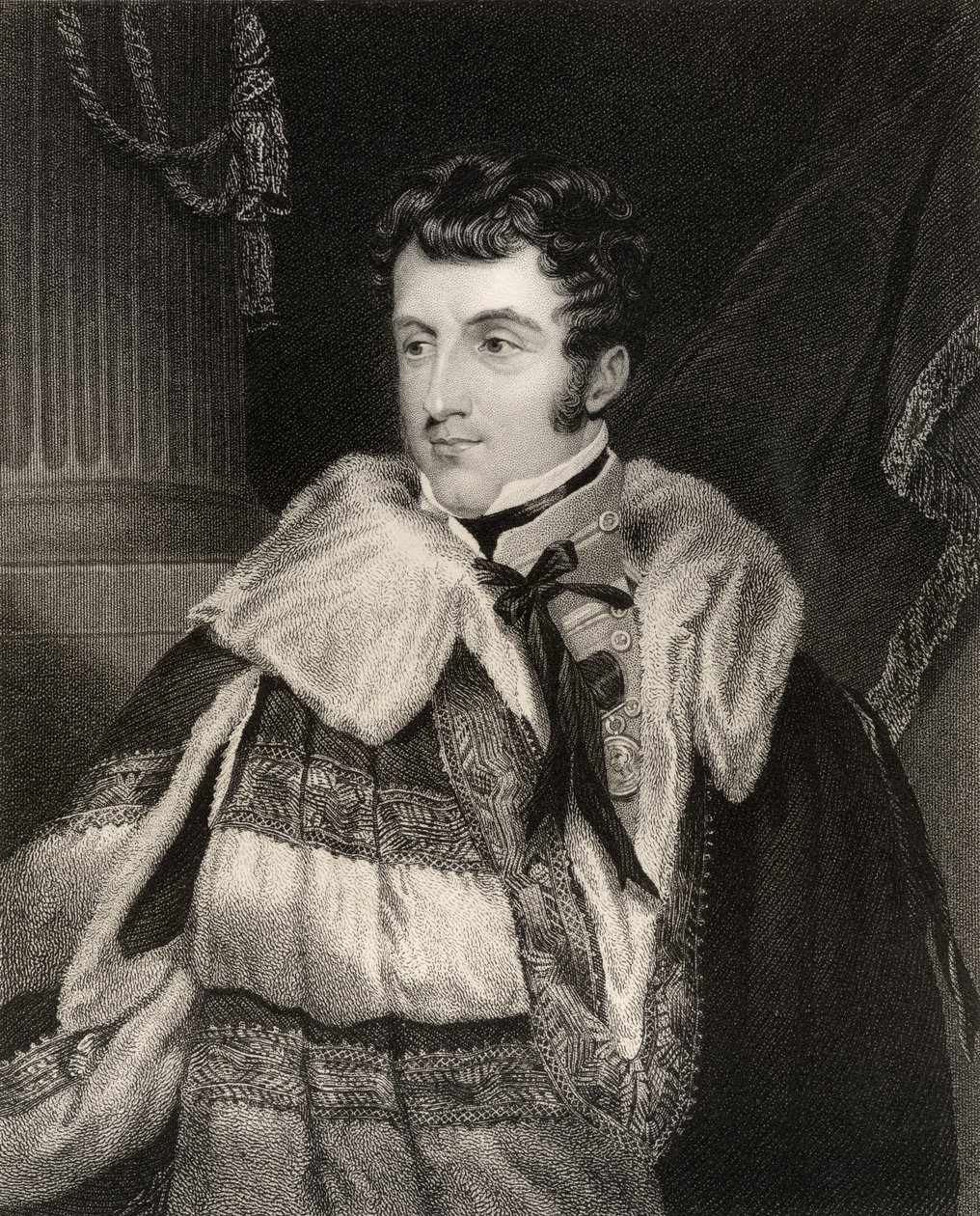 Charles Gordon Lennox, 5. vévoda z Richmondu, vyryto H. Cookem z 