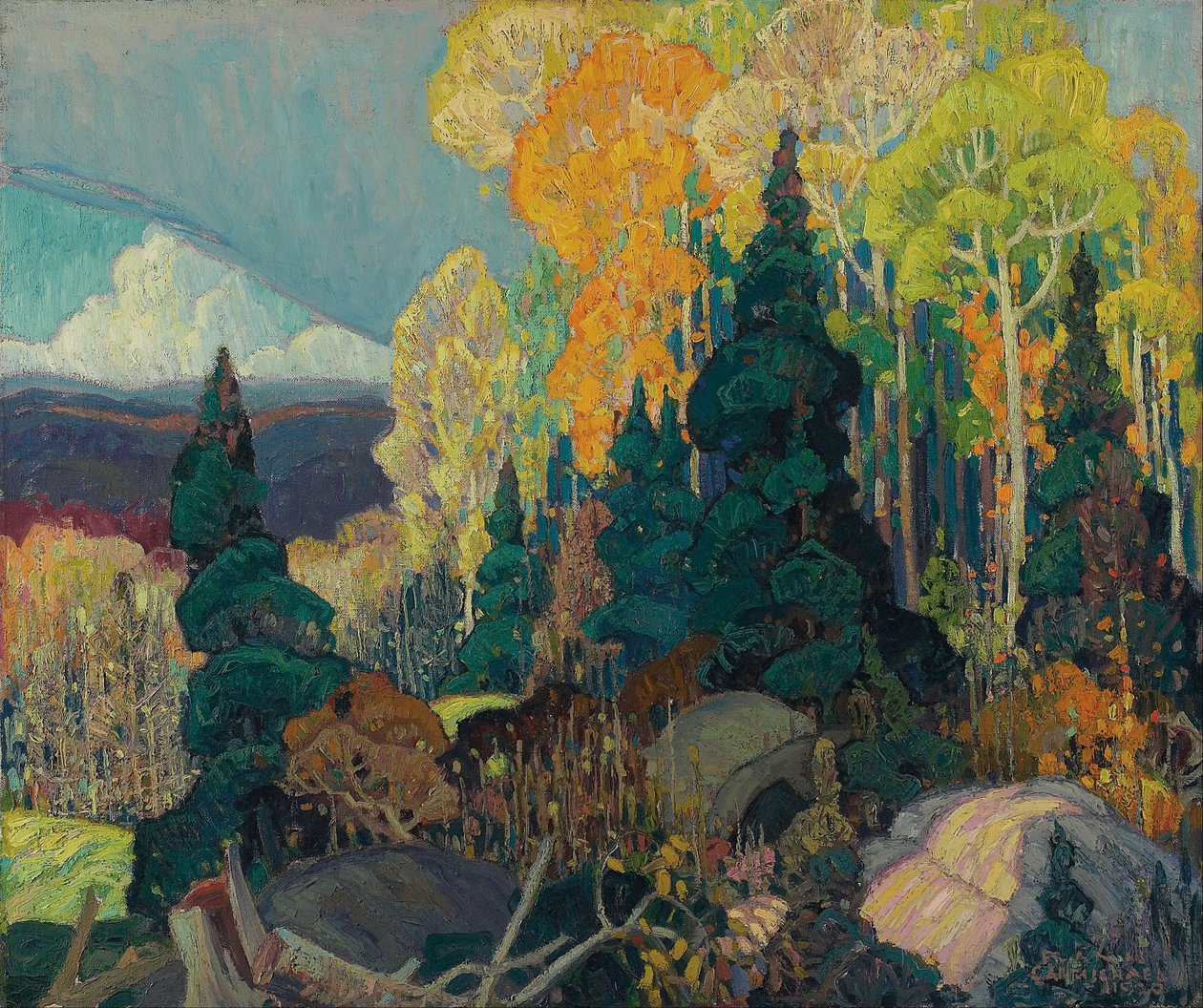 Podzimní stráň od Franklin Carmichael