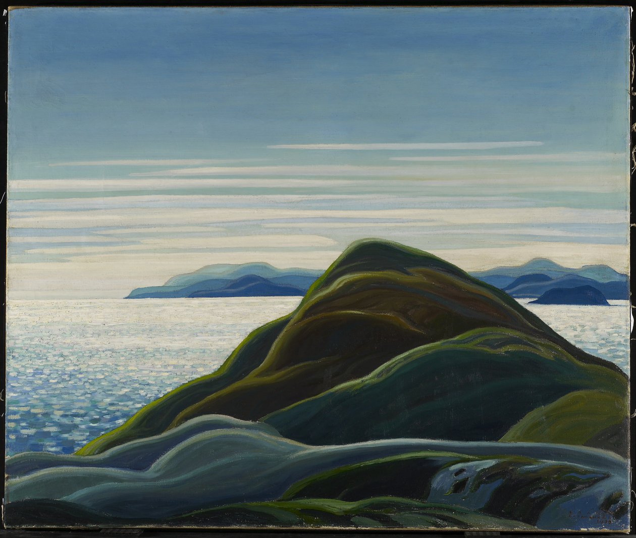 North Shore, Lake Superior, 1927 od Franklin Carmichael