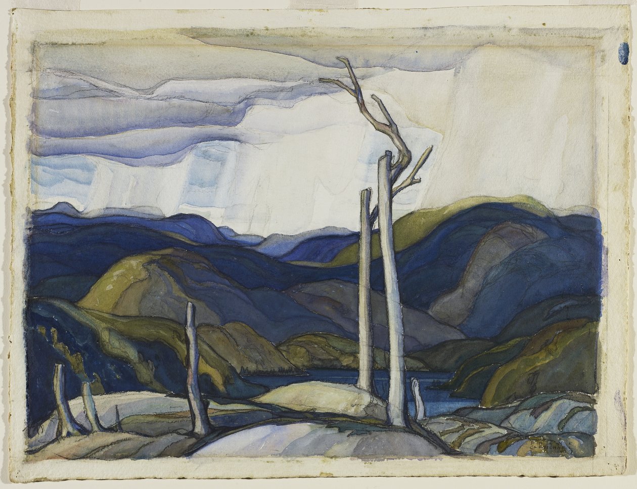 Sněhové mraky od Franklin Carmichael