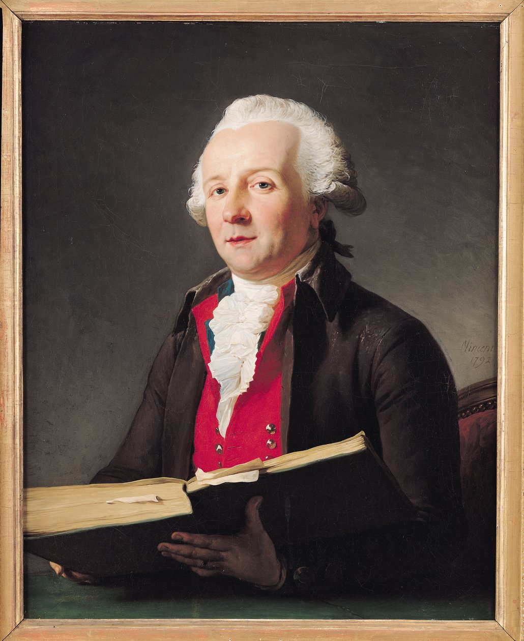 Portrét Dazincourta (1747-1809) 1792 od François André Vincent