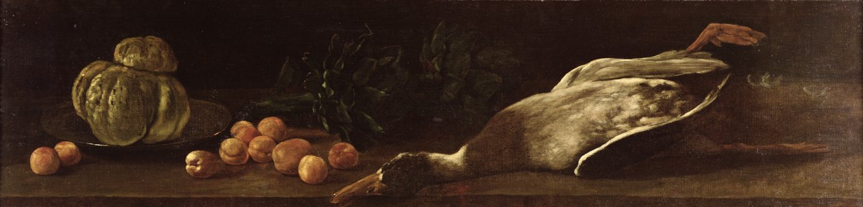Zátiší s kachnou, 1863 od François Bonvin