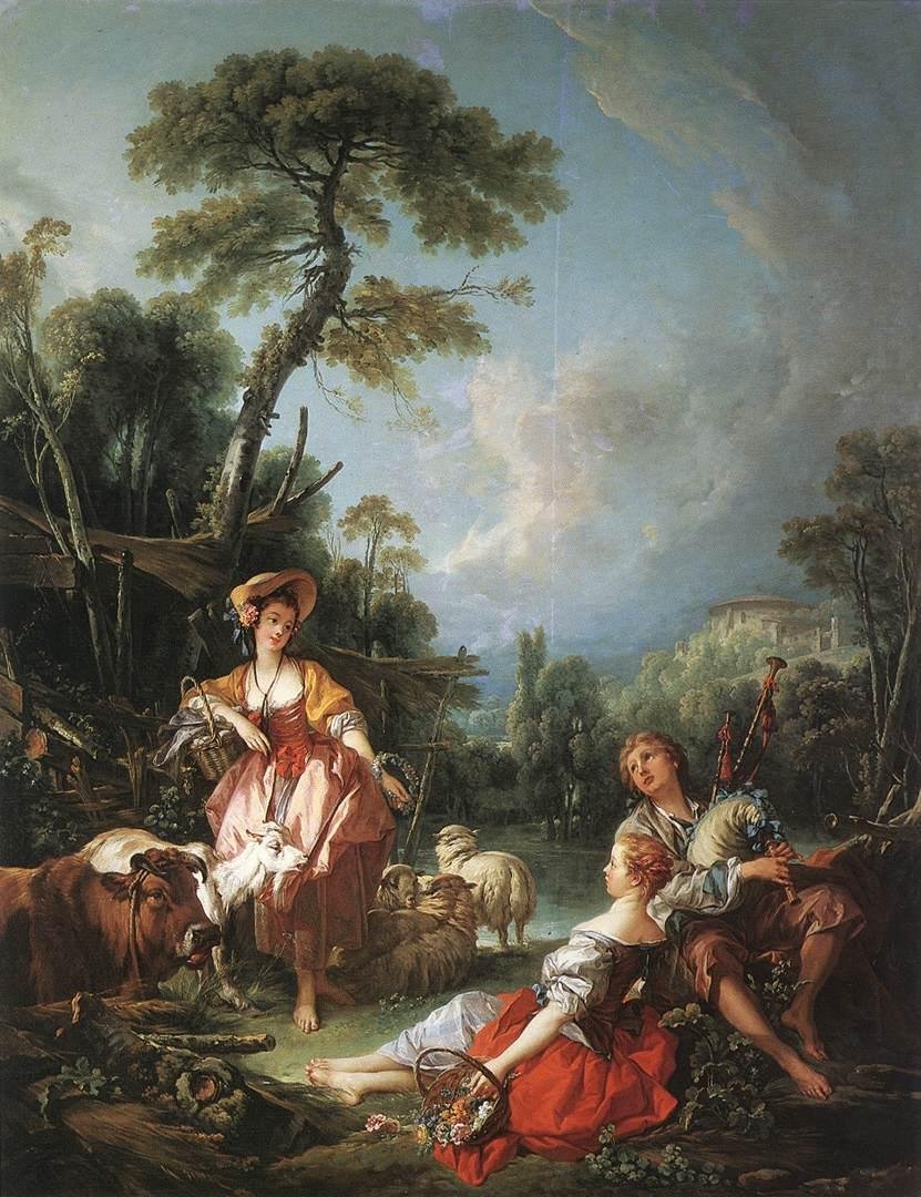 Letní pastorace od François Boucher