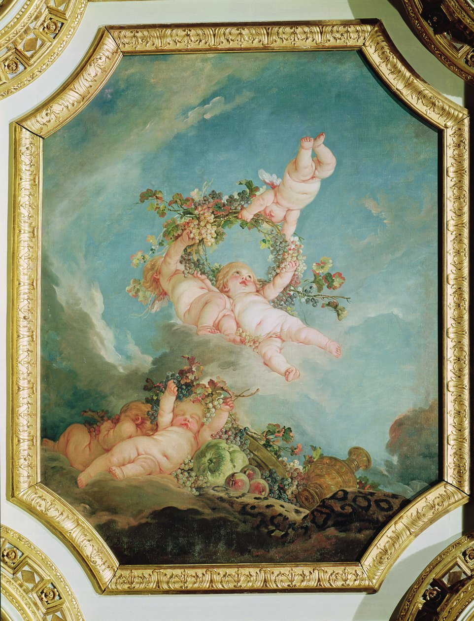 Podzim, ze série Čtyř ročních období v Salle du Conseil od François Boucher