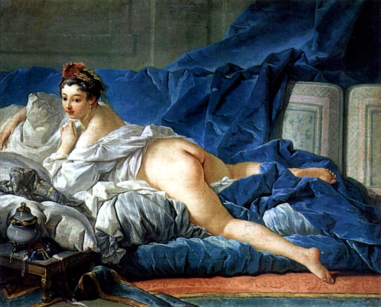 Hnědý odalisque od François Boucher