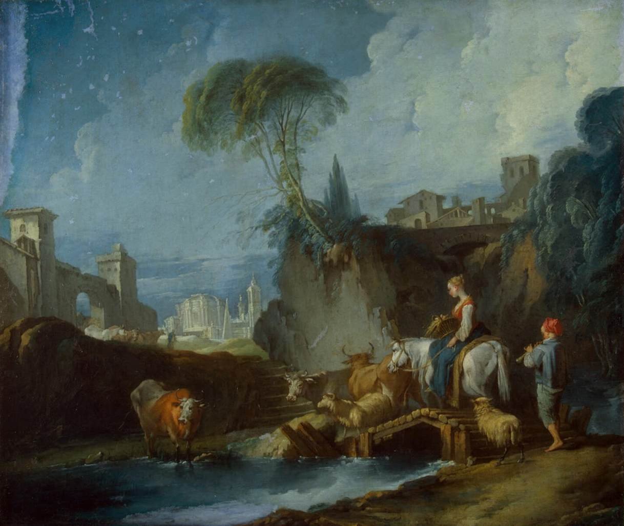 Překročení mostu od François Boucher