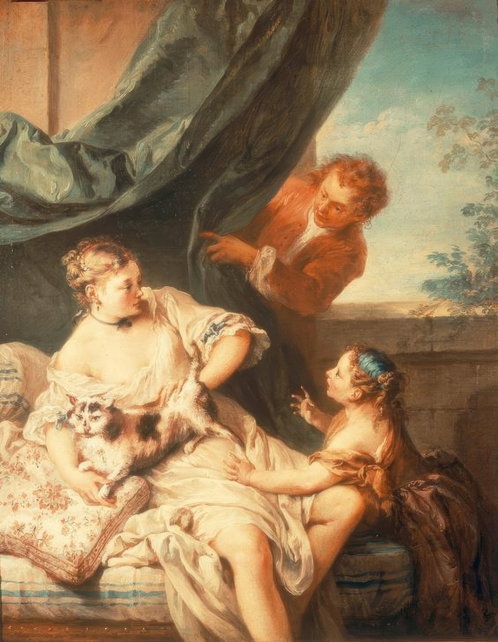 Nečekaný návštěvník od François Boucher