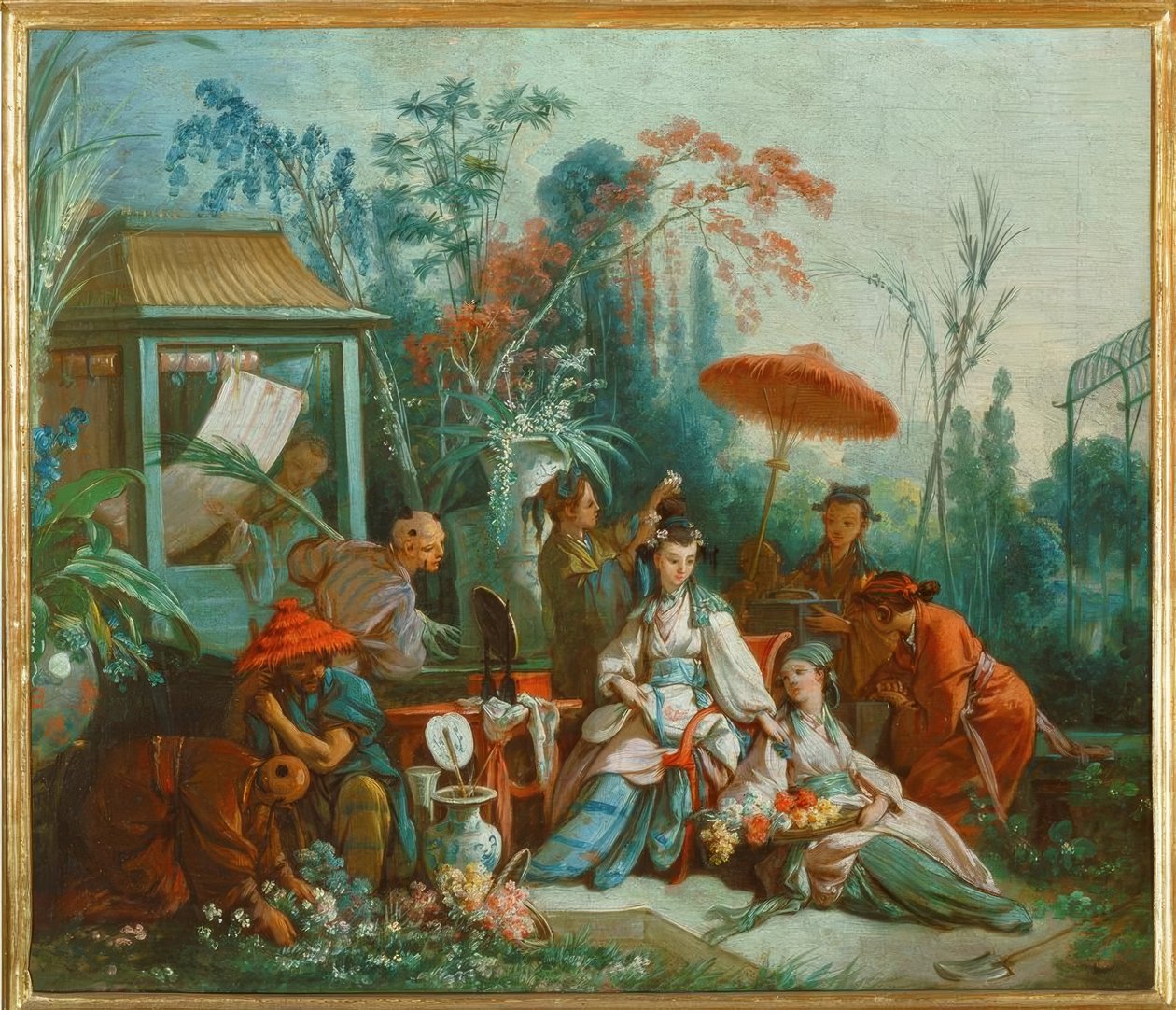 Čínská zahrada od François Boucher