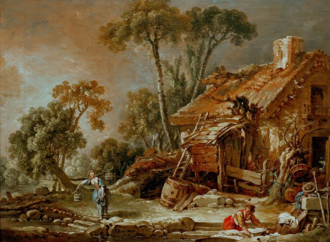 Krajina s farmou od François Boucher