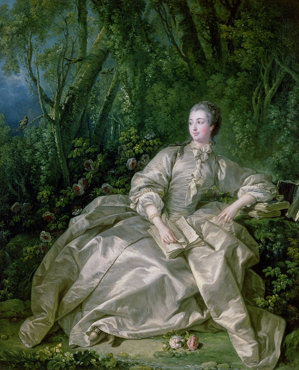 Madame de Pompadour, 1758 od François Boucher