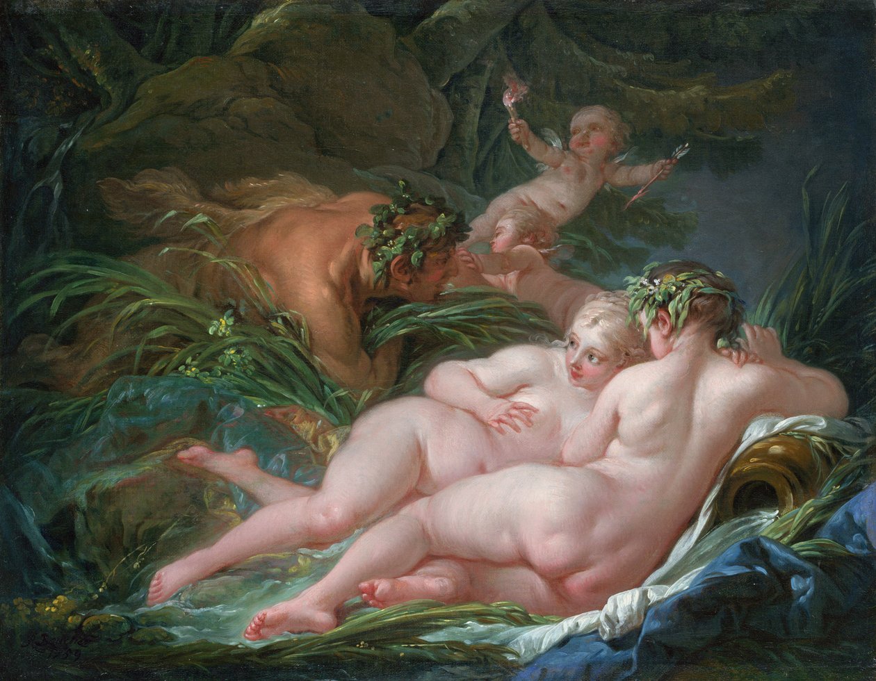 Pan a Syrinx od François Boucher