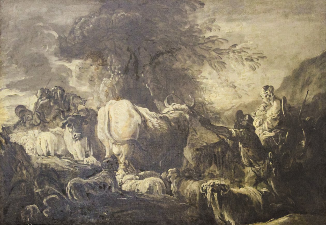 Pastorální scéna od François Boucher