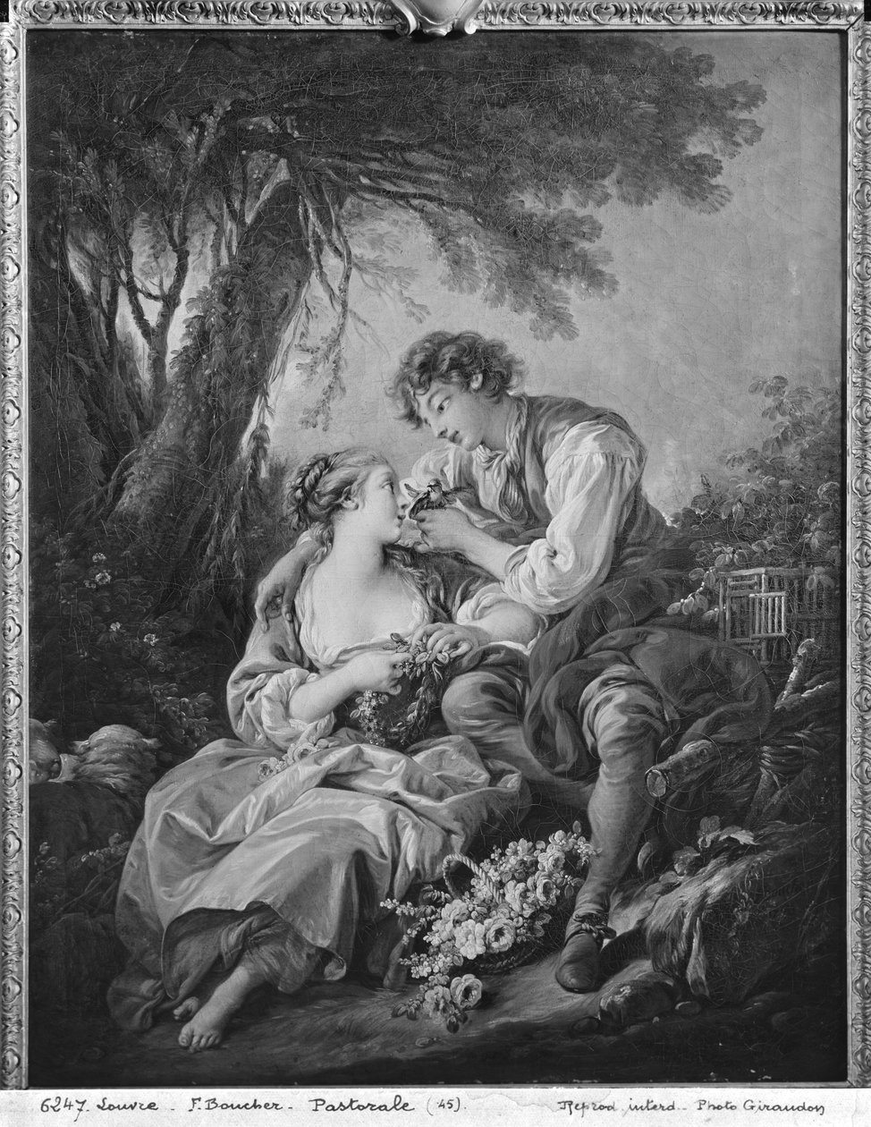 Pastorální scéna od François Boucher
