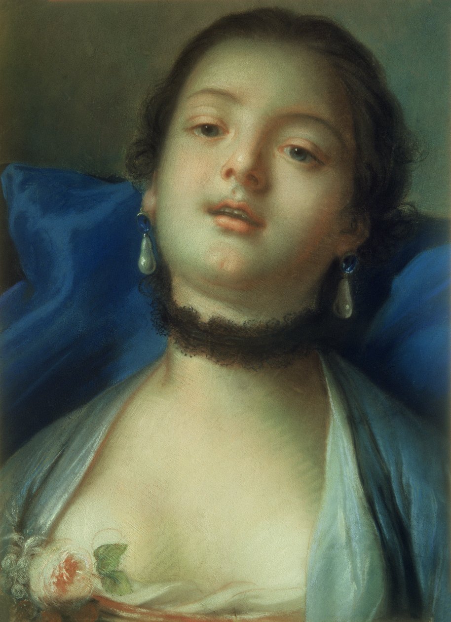 Portrét ženy od François Boucher