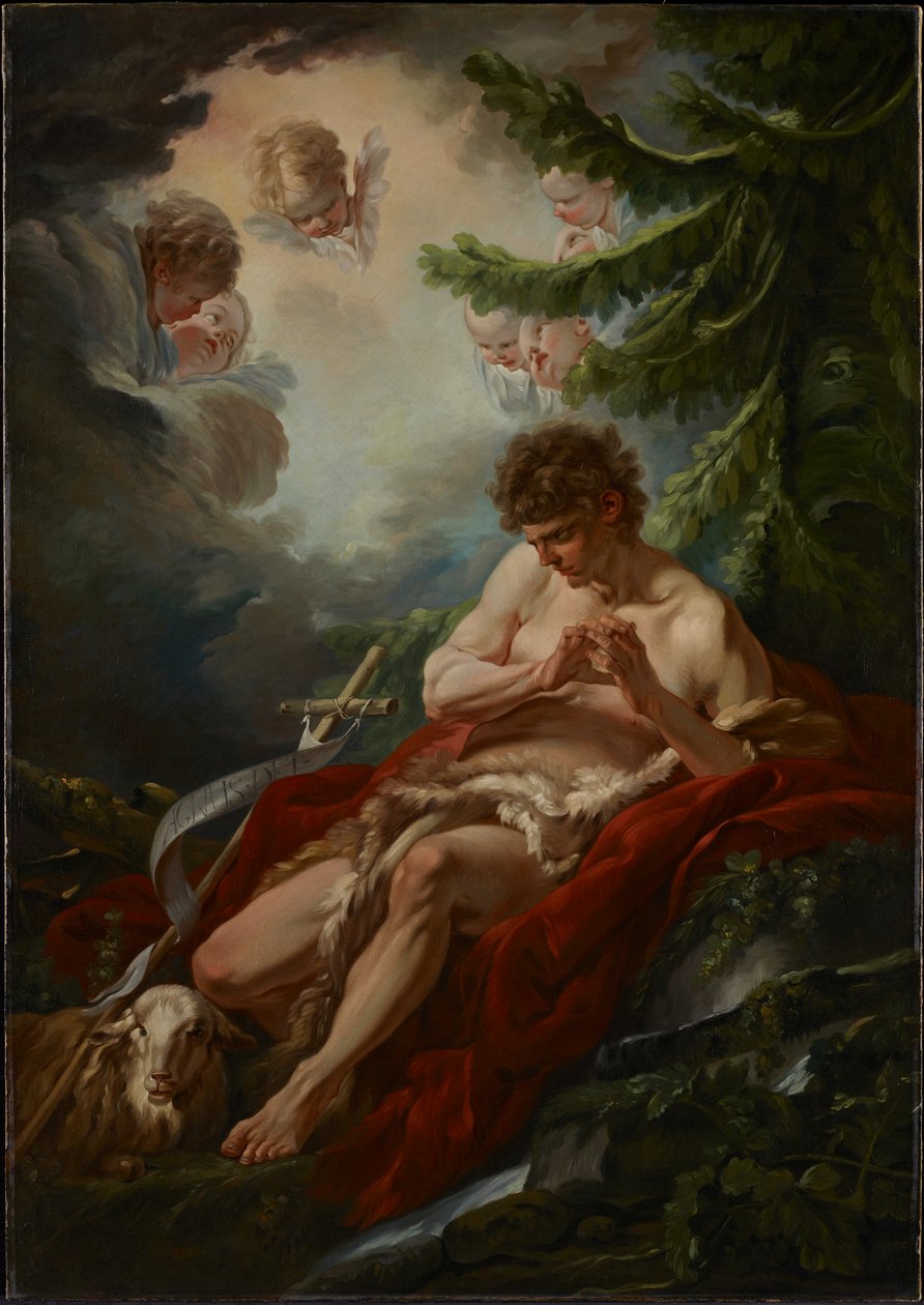 Svatý Jan Křtitel, kolem roku 1755 od François Boucher