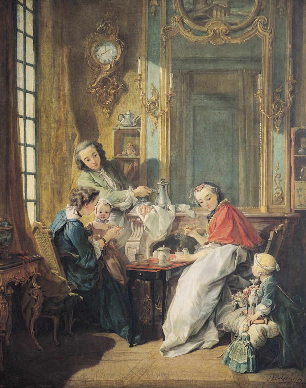 Odpolední jídlo, 1739 od François Boucher