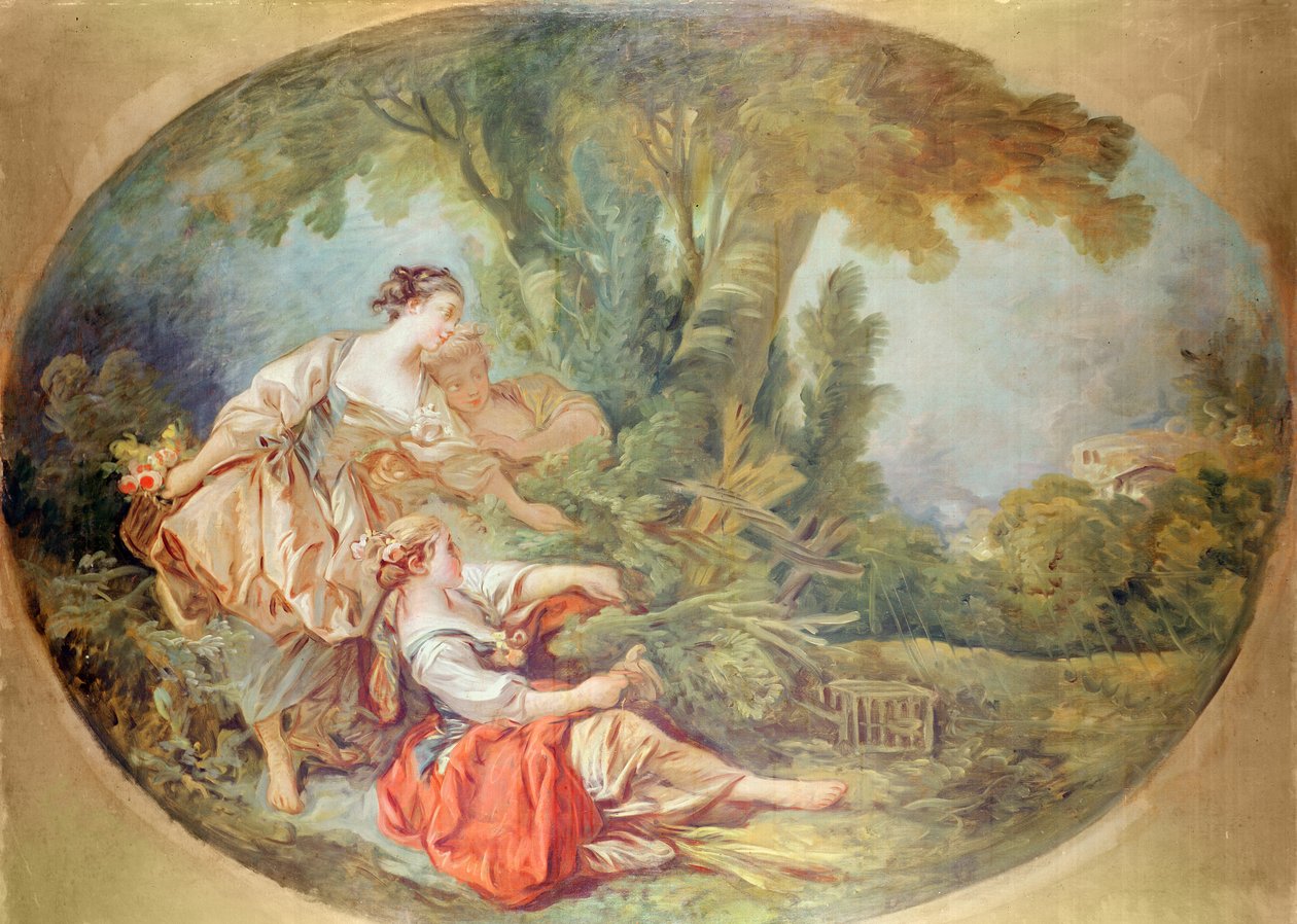 The Birdcage (kvaš na kartonu) od François Boucher