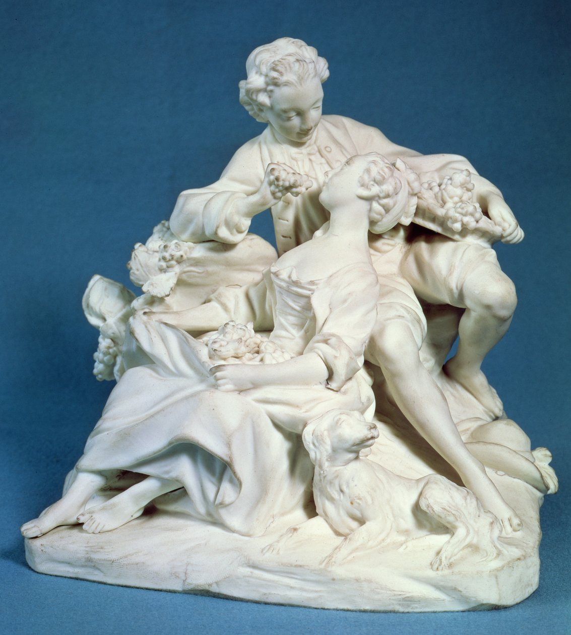 Jedli hroznů (mramor) od François Boucher