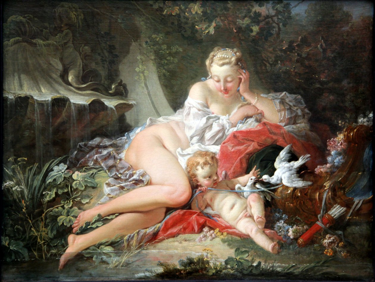 Venuše a Amor od François Boucher