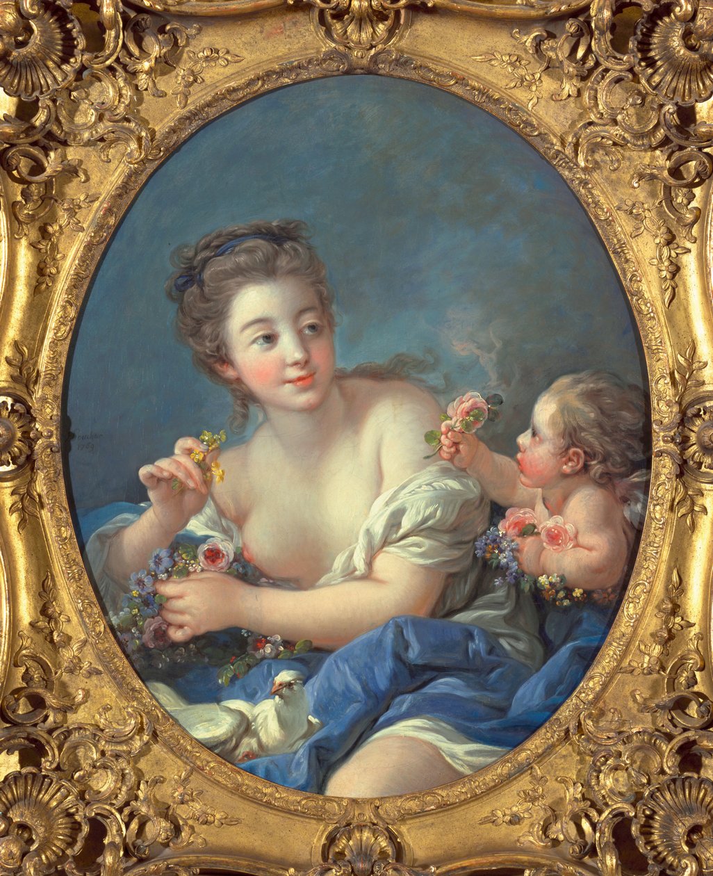 Venuše a Amor, 1769 od François Boucher