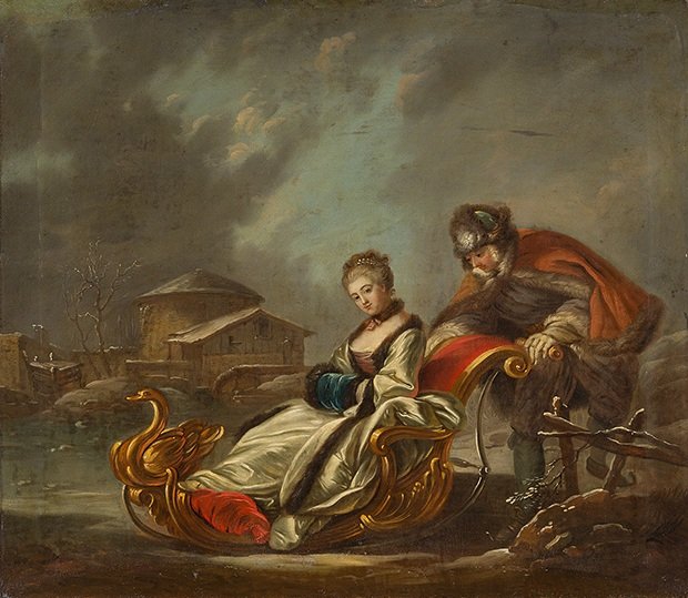 Čtyři roční období, zima od François Boucher