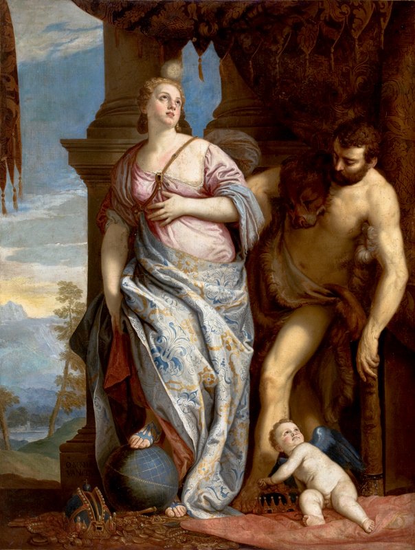 alegorie moudrosti a síly od François Boucher