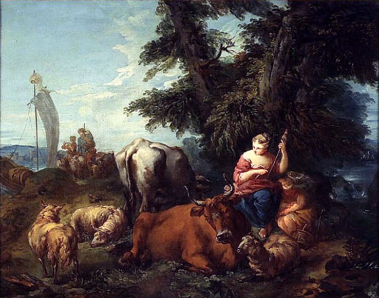 pastorální od François Boucher