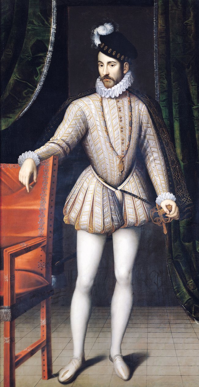 Karel IX. (1550-74) francouzský král od François Clouet