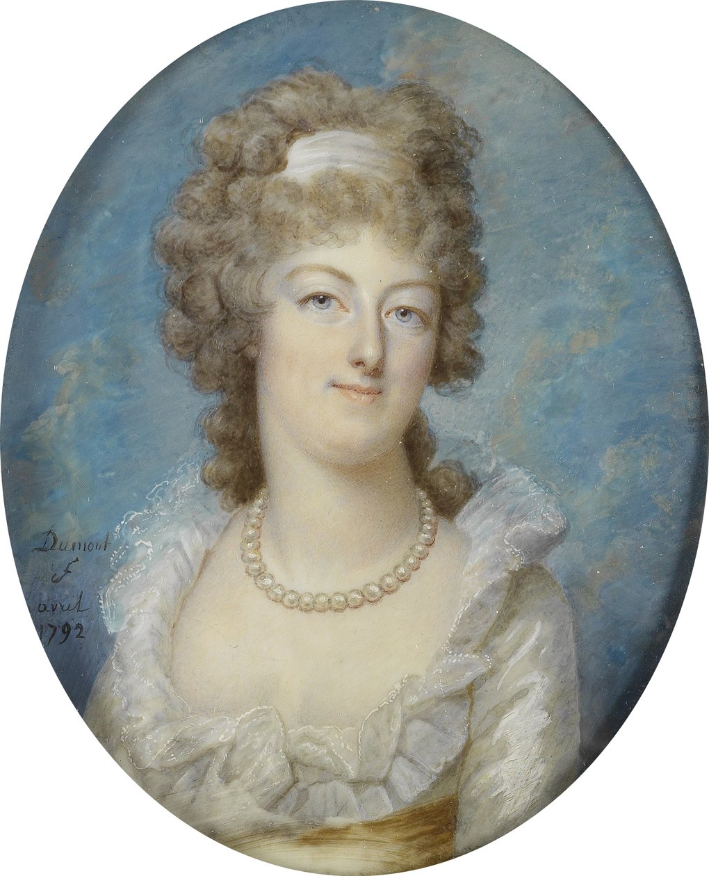 Portrét Marie Antoinetty od Francois Dumont