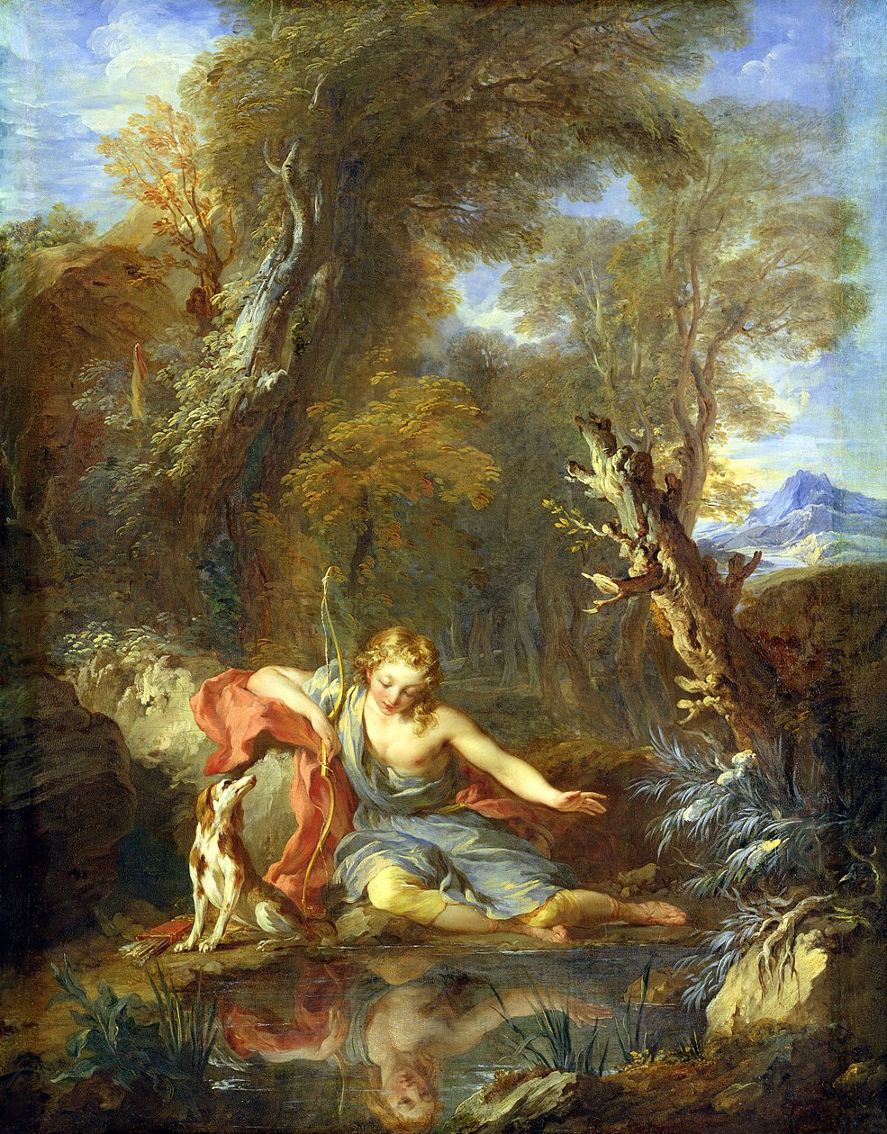 Narcis, 1728 od François Lemoyne