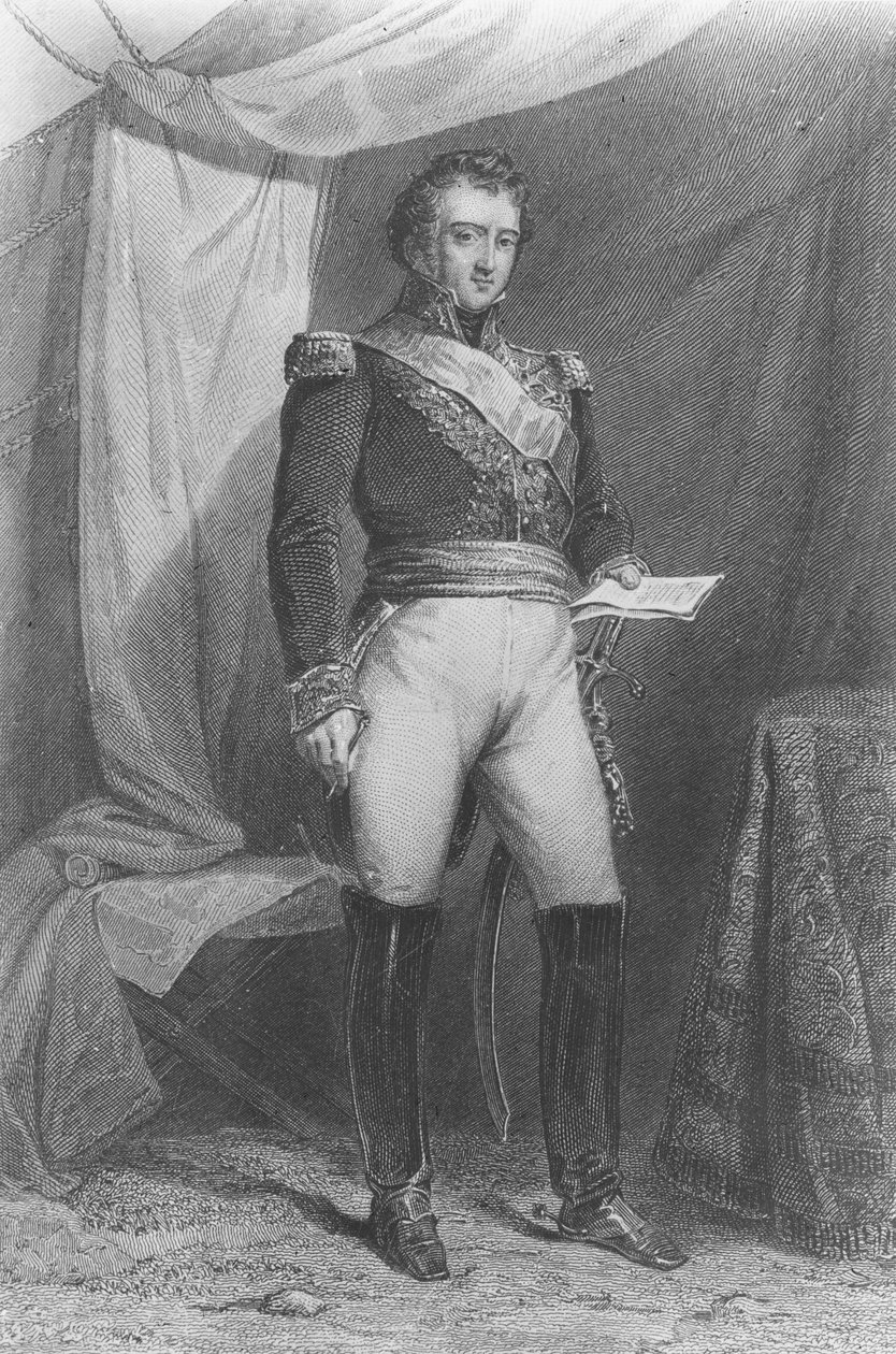 Louis-Auguste-Victor, hrabě de Ghaisnes de Bourmont od François Pigeot