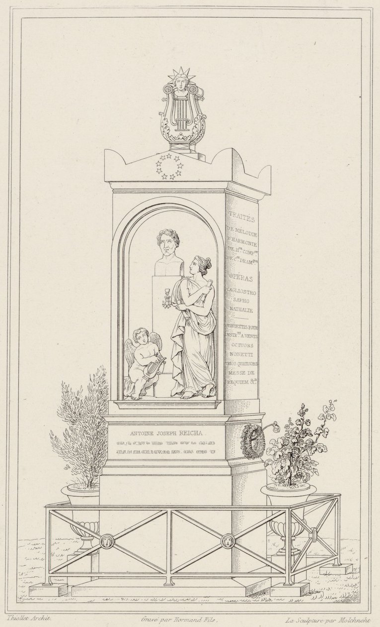 Hrob Antoina Reichy od Francois Thiollet